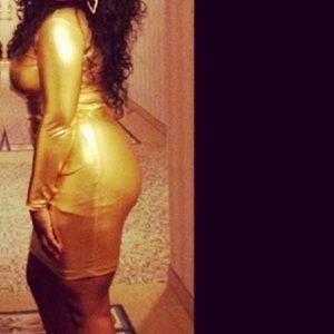 Sexy gold dress! Bodycon